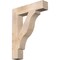 Ekena Millwork Funston Block Smooth Bracket, Douglas Fir, 5 1/2"W x 28"D x 36"H BKT06X28X36FST05SDF - alternate 1